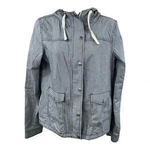 SO brand pin stripe women's jacket size S 100% cotton